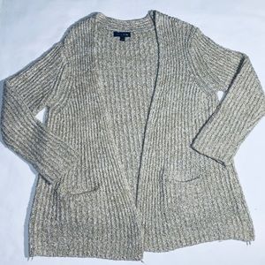 Love Tree Oversized Brown Cardigan (L)